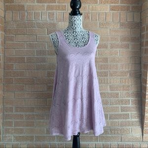 Altar’d State Lavender Lace Swing Dress Size XS